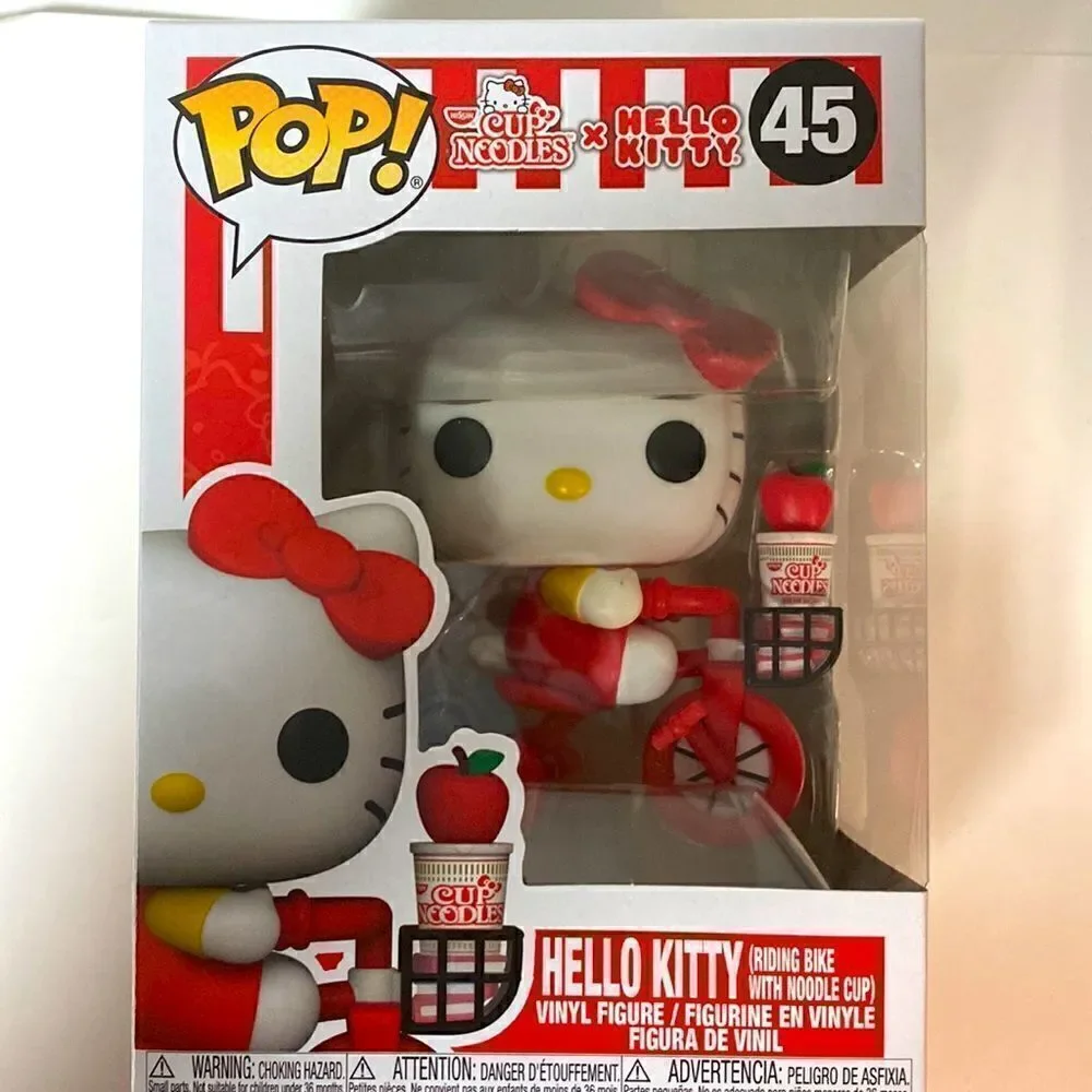 NWT Funko Pop! Sanrio Hello Kitty x Nissin- Hello Kitty on Bike - Picture 3 of 8